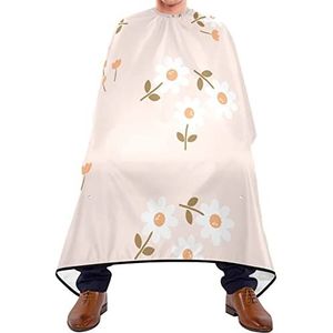 Haar knippen schort 140x168cm, schattige madeliefjes kappers Cape Duurzaam Haar Snijden Jurk Unisex Kappers Schort, Voor Haar Styling, Mannen, Salon