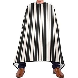 Kapper Cape 140x168cm, Moderne Strepen Lijnen Haar Knipjurk Zachte Kappers Cape Verstelbare Kappersjurk, Voor Salon, Kinderen, Volwassenen