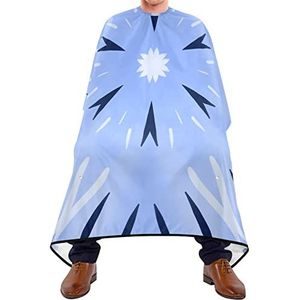 Kapper Cape 140x168cm, Art Flower Kappers Snijjurk Unisex Haar Gesneden Cape Met Snap Sluiting Of Haak Kappers Cape, Voor Volwassenen, Salon, Vrouw