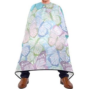 Kapper Cape 140x168cm, Heldere Vlinders Haar Cut Cape Zachte Kappers Snijjurk Grote Salon Kapper Cape, Voor Kinderen, Volwassenen, Kappers