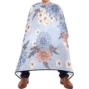 Kapper Cape 140x168cm, Bloempatroon Haar Cut Cape Verstelbare Kappers Schort Zachte Kappers Snijden Toga, Voor Mannen, Kappers, Verven Styling