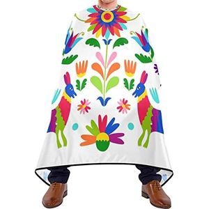 Kapper Cape 140x168cm, Mexicaanse bloem haar styling cape duurzame kapper jurk unisex kappers cape, voor kapperszaken, kinderen, volwassenen