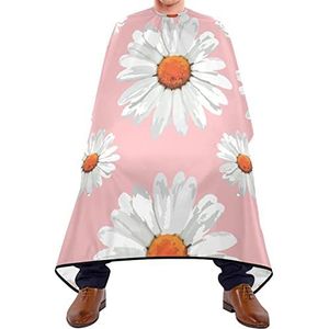 Haar knippen schort 140x168cm, kamilles roze kappers snijjurk waterdichte kappers cape zachte professionele salon cape, voor haar styling, mannen, kappers