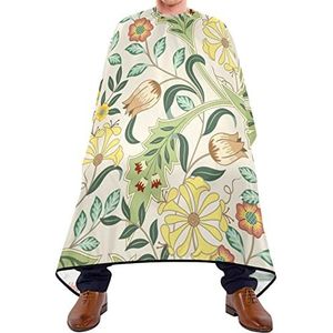 Kapper Cape 140x168cm, Blad Bloemen Salon Kapper Cape Duurzaam Haar Cut Cape Waterdichte Kappers Toga, Voor Haar Styling, Mannen, Salon