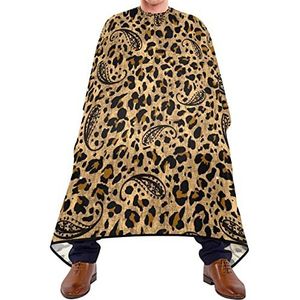 Haar knippen schort 140x168cm, luipaard haar gesneden cape grote kappers cape zachte professionele salon cape, voor kapperszaken, haar styling, verven styling