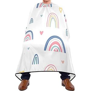 Kapper Cape 140x168cm, Aquarel Regenboog Haar Snijjurk Waterdicht Haar Styling Cape Grote Kappers Schort, Voor Volwassenen, Haar Styling, Mannen