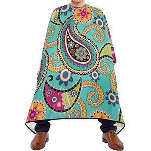 Haarknipschort 140 x 168 cm, textuurpatroon, kappers, cape, duurzaam, professionele kapsalon, cape, grote haarsnijjurk, voor vrouwen, kinderen, volwassenen