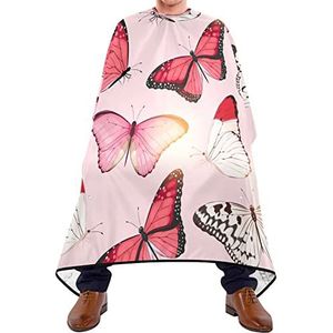 Haarknipschort 140x168cm, Tropic Butterfly Professionele Salon Cape Grote Salon Kapper Cape Zachte Haar Snijjurk Voor Kinderen, Volwassenen Mannen