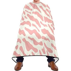Kapper Cape 140x168cm, roze tijger strepen professionele salon cape met kliksluiting of haak kappers cape grote haar knippen jurk, voor haar styling, volwassenen, kappers