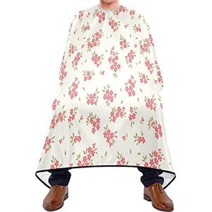 Kapper Cape 140x168cm, Kleine Roze Bloemen Kapper Jurk Grote Salon Kapper Cape Zacht Haar Styling Cape, Voor Haar Styling, Verven Styling, Mannen