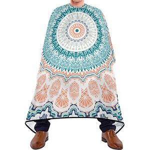 Kapper Cape 140x168cm, Zachte Mandala Kappers Cape Zachte Professionele Salon Cape Unisex Kapper Jurk, Voor Mannen, Haar Styling, Verven Styling