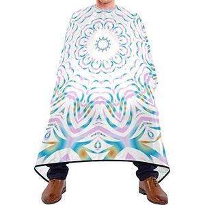 Haarknipschort 140x168cm, Bloem Mandala Kappers Cape Grote Haar Knipjurk Waterdichte Professionele Salon Cape, Voor Kapper, Salon, Kappers