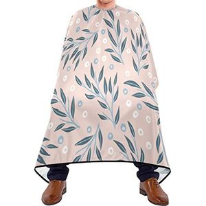 Kapper Cape 140x168cm, Eenvoudige Bloem Salon Kapper Cape Grote Kappers Jurk Met Snap Sluiting Of Haak Haar Styling Cape, Voor Volwassenen, Mannen, Verven Styling
