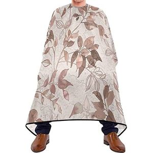 Haar snijden schort 140x168cm, vintage bloemen haarstyling cape waterdichte kapper jurk grote salon kapper cape, voor haar styling, mannen, vrouw