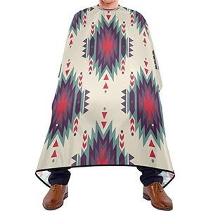 Haarknipschort 140 x 168 cm, unieke Azteekse Navajo haarsnit cape duurzame professionele kappersschort, grote kappersschort, voor vrouwen, kapperszaken, mannen