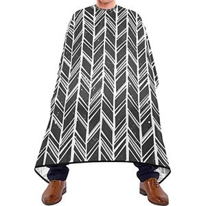 Kapper Cape 140x168cm, Abstracte Pijlen Salon Kapper Cape Grote Haar Styling Cape Zachte Kappers Jurk, Voor Vrouwen, Kappers, Volwassenen
