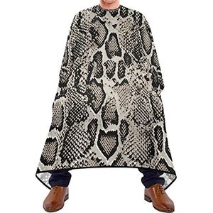 Kapper Cape 140x168cm, Vintage Slangenhuid Kappers Cape Verstelbare Haar Snijjurk Zachte Kappers Snijjurk, Voor Vrouw, Salon, Kinderen
