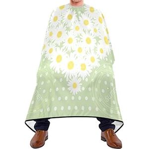 Kapper Cape 140x168cm, Madeliefje Bloemen Polka Dot Professionele Salon Cape Grote Kappers Cape Unisex Haar Cut Cape, Voor Mannen, Salon, Haar Styling