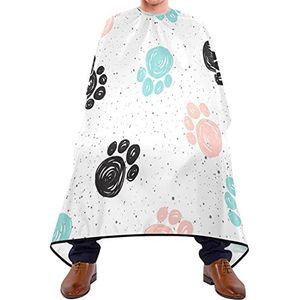 Kapper Cape 140x168cm, Leuke Dier Poot Kappers Cape Grote Haar Snijjurk Duurzaam Kapper Toga, Voor Salon, Volwassenen, Vrouw