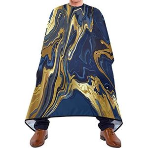 Kapper Cape 140x168cm, Donker Water Rimpeling Haar Styling Cape Verstelbare Kappers Snijjurk Unisex Kappers Schort, Voor Haar Styling, Mannen, Vrouw
