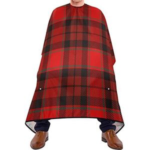 Haar knippen schort 140x168cm, Buffalo Plaid Haar Cut Cape Verstelbare Salon Kapper Cape Zachte Kappers Snijjurk, Voor Kappers, Verven Styling, Salon