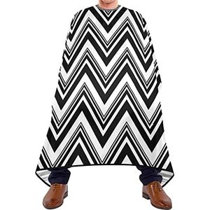 Kapper Cape 140x168cm, Moderne Zwart Wit Professionele Salon Cape Grote Kappers Snijjurk Unisex Kapper Jurk, Voor Volwassenen, Vrouw, Verven Styling