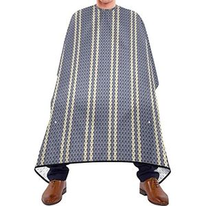Kapper Cape 140 x 168 cm, paars gebreid patroon textuur kappers snijjurk met kliksluiting of haak haarsnit cape grote haarstyling cape, voor haarstyling, mannen, salon