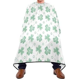 Haar knippen schort 140x168cm, Saint Patrick'S Day Clover Professionele Salon Cape Unisex Haar Cut Cape Waterdichte Kappers Schort, Voor Salon, Haar Styling, Kapper