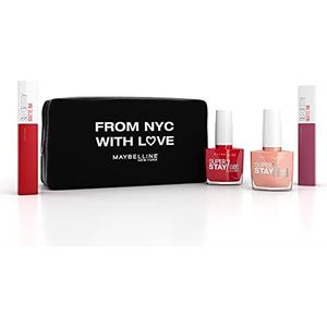 Maybelline New York - Pennenetui Superstay cadeau voor dames – langdurig – lippenstift & nagellak