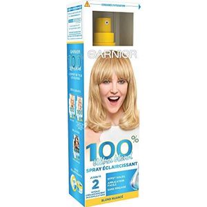 Garnier 100% Ultra Blond Spray Ã‰claircissant Naturel & Progressif, Effets Méchés, Cristal Soleil, 125 ml