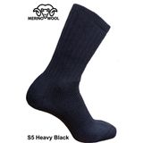 S25HEAVY - Thermosokken - Zwart - Merino Wol