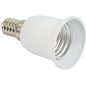 E14 naar E27 fitting converter, wit