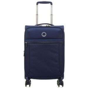 Delsey Brochant 2.0 Cabin Trolley 55/35 Expandable 4W blue Zachte koffer