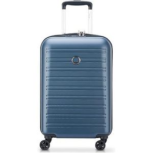 Delsey Handbagage Koffer / Trolley / Reiskoffer -  55  cm -  Segur 2.0 - Hardcase  - Blauw