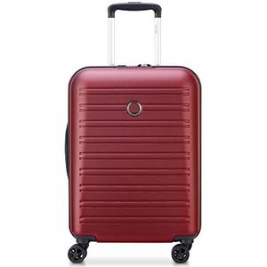 DELSEY PARIS - SEGUR 2.0 ��– harde koffer slim – 55 x 40 x 20 cm – 35 liter – XS – rood, Rood, Koffer