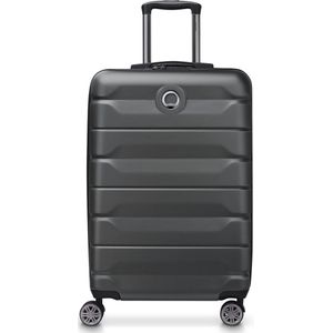 Delsey Air Armour 4 Wheel Medium Trolley 68 Expandable black Harde Koffer