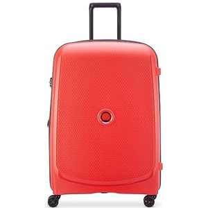 Delsey, Koffers, unisex, Rood, ONE Size, Stijlvolle Belmont Plus Trolley