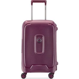 Delsey Moncey 4 Wheel Cabin Trolley 55/35 purple Harde Koffer