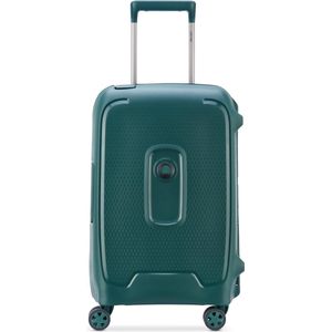 Delsey Moncey 4 Wheel Cabin Trolley 55/35 green Harde Koffer