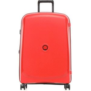 DELSEY Paris Uitbreidbare koffer voor volwassenen, uniseks, Vervaagd Rood, M (71 cm - 81 L + 8 L), Uitbreidbare koffer