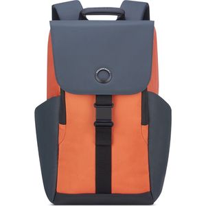 DELSEY PARIS Securflap Bagage Messenger Bag voor volwassenen, uniseks, Oranje, Modern