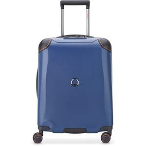 Delsey Paris Cactus 4-wielige cabinewagen Slim Line 55 cm blau