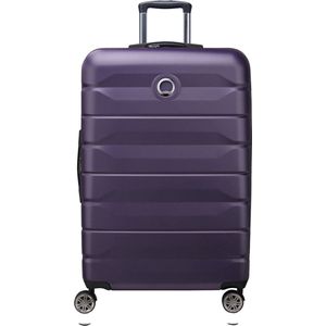 DELSEY PARIS - Air Armour – lange koffer, stijf, uittrekbaar – 4 dubbele wielen – 77 x 51 x 30 cm – L – violet