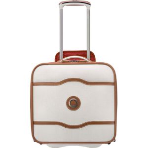 Delsey Handbagage zachte koffer / Trolley / Reiskoffer - Chatelet Air - 42 cm - Wit