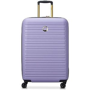 DELSEY PARIS - SEGUR 2.0 - harde koffer - 4 dubbele wielen - 70 x 45 x 30 cm - M - violet