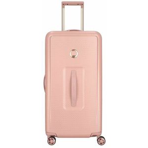 DELSEY PARIS - Turnen – harde koffer – 73 x 37 x 38 cm – 87 liter – XL – pioenroos, roze, XL, kofferkoffer, roze pioenroos, XL, trunk koffer