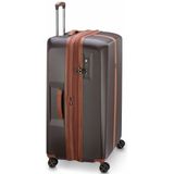 Delsey Paris Promenade Hard 2.0 4 wielen Trolley 82 cm met uitbreidingsplooi schokolade