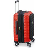 DELSEY PARIS met laptopvak Shadow 5.0 Expandable 4DR Business Cabin Trolley 55 Intense Red Rood