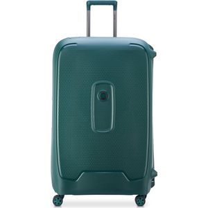 DELSEY PARIS - MONCEY - Grote koffer met harde schaal, gerecycled materiaal - 82 x 53 x 33 cm - 117 liter - XL - groen, Groen, XL, Harde koffer