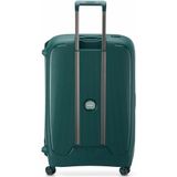 DELSEY Paris - MONCEY - Harde cabinekoffer - 55x35x25 cm - 38 liter - S - Zwart, Groen, L, Recyclebaar en gerecycled